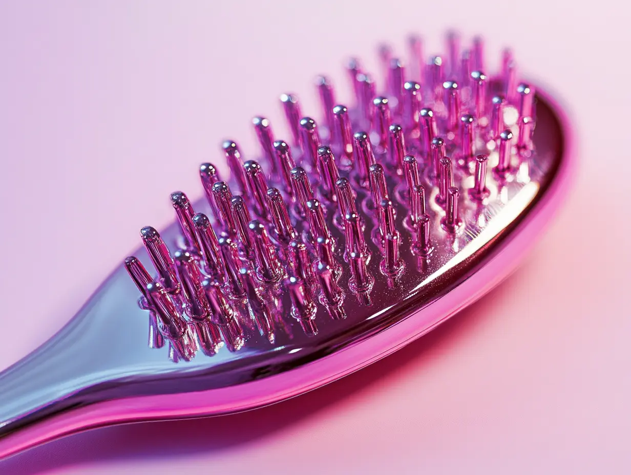 Ultimate Guide to Specifications and Benefits of Electroplate Pink Nylon Hair Brush