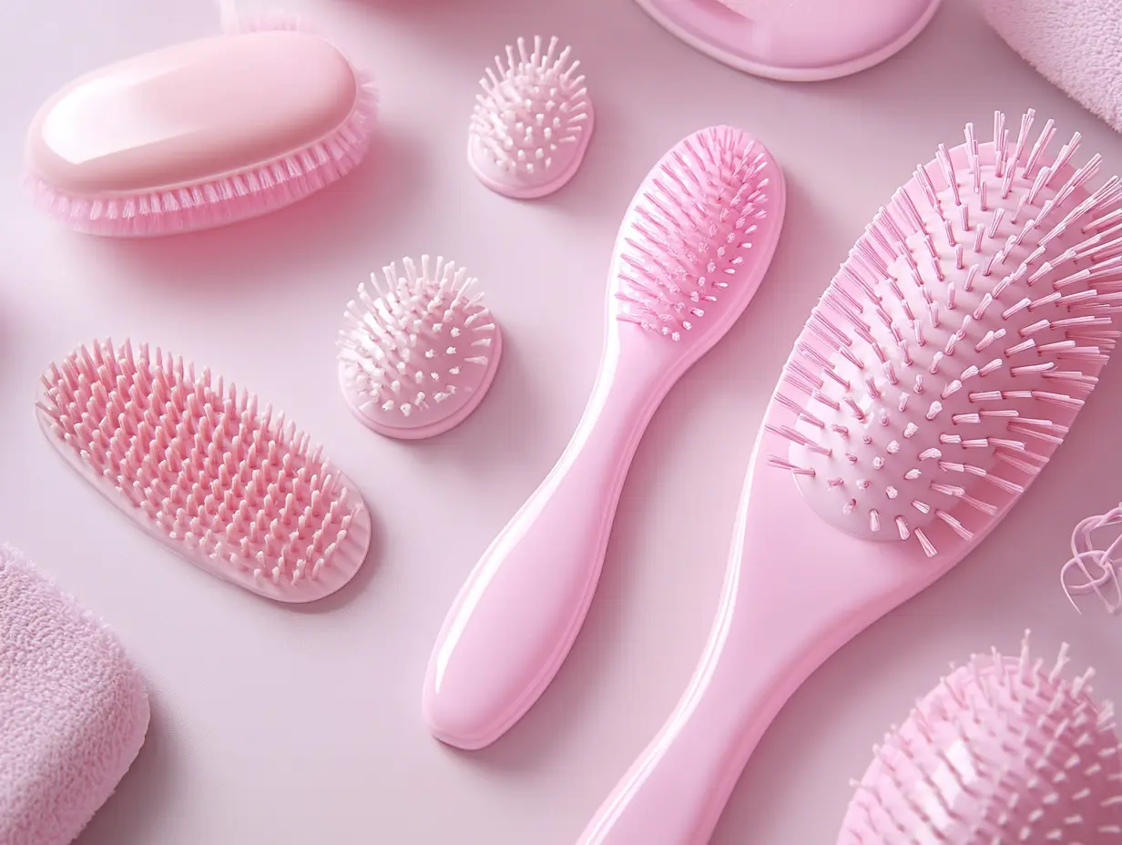 Global Market Trends for Electroplate Pink Nylon Hair Brushes in 2024