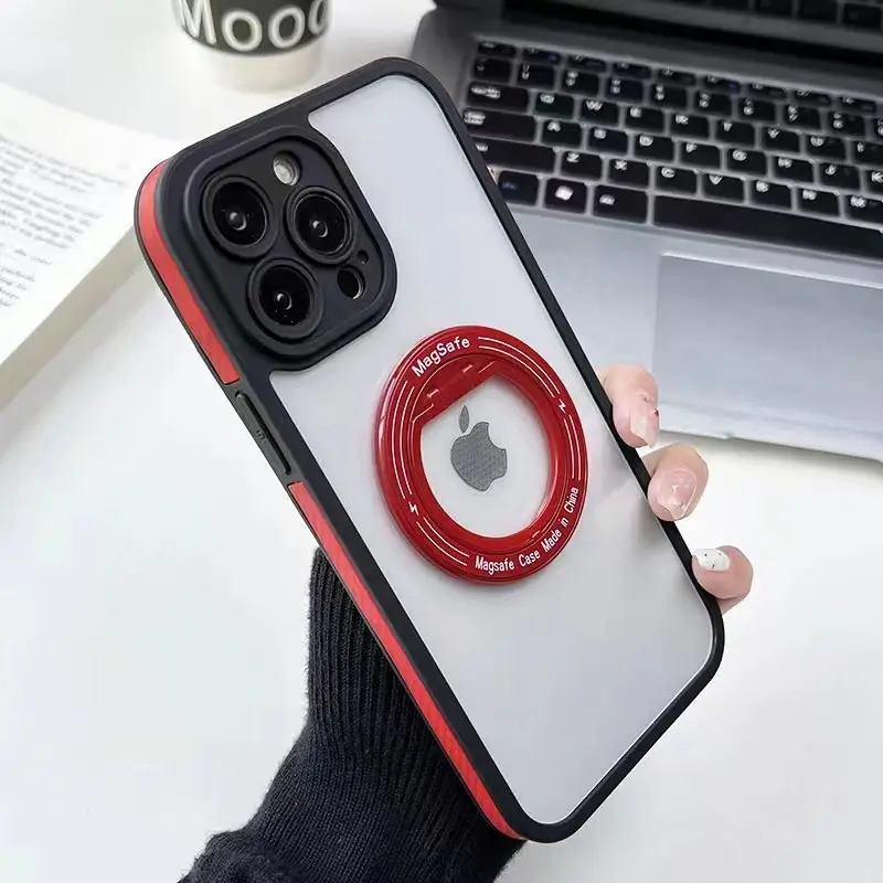 iPhone 14 Case/iPhone 13 Case, MagSafe Compatible, Shockproof Military Grade Protection, Magnetic Case for iPhone 14/13, Classic Hybrid Case, Clear