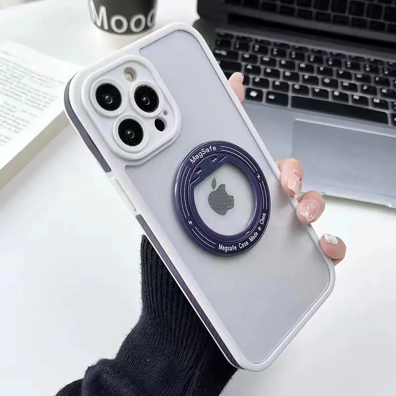 iPhone 14 Case/iPhone 13 Case, MagSafe Compatible, Shockproof Military Grade Protection, Magnetic Case for iPhone 14/13, Classic Hybrid Case, Clear