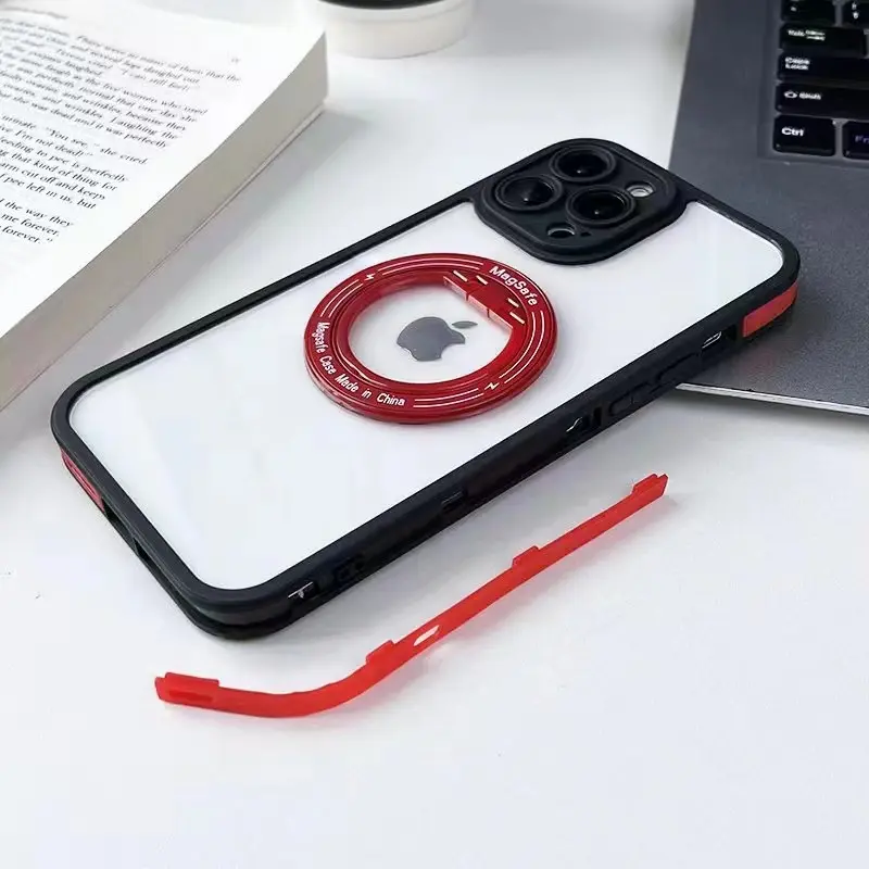 iPhone 14 Case/iPhone 13 Case, MagSafe Compatible, Shockproof Military Grade Protection, Magnetic Case for iPhone 14/13, Classic Hybrid Case, Clear