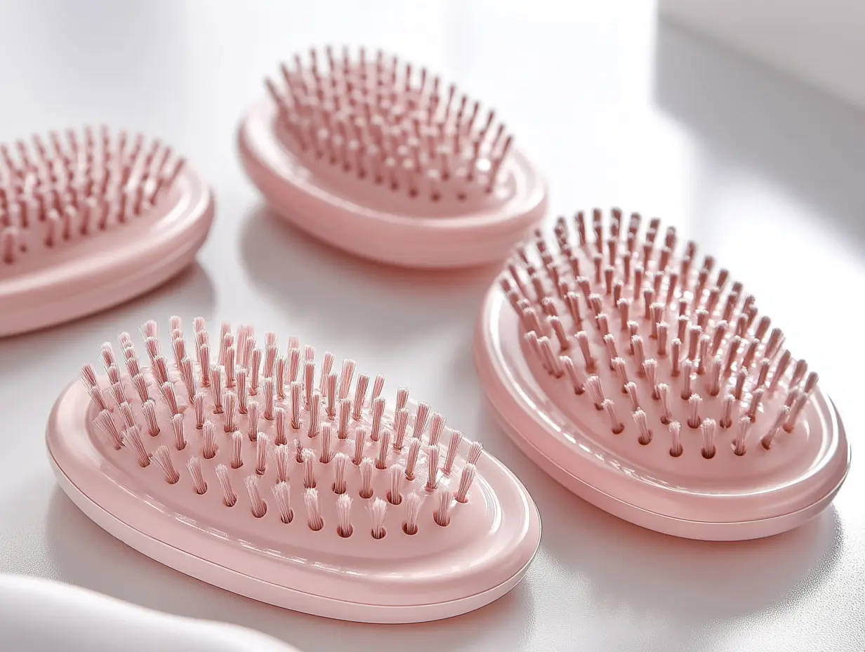 Global Market Trends for Electroplate Pink Nylon Hair Brushes in 2024
